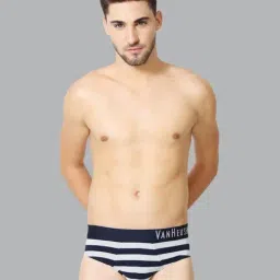 Van Heusen Regular Fit Colour Fresh Ultra Soft Striped Briefs - CYS-03-picture-17