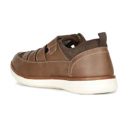 Bata Men's Brown Fisherman Sandals image 5