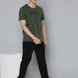 ALCIS Olive Slim Fit Sports T-Shirt image 5