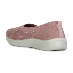 Bata Women's Peach Flat Ballets image 5