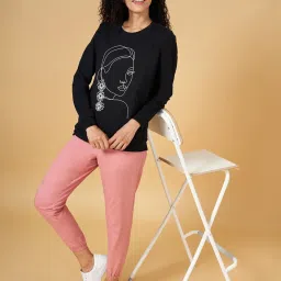 Honey by Pantaloons Black Sweatshirt image 5