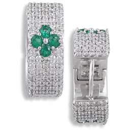 The Real Effect London 800 Sterling Silver Stud Earrings for Women image 5