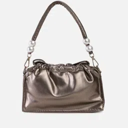 HauteSauce Golden Medium Handheld Handbag image 5