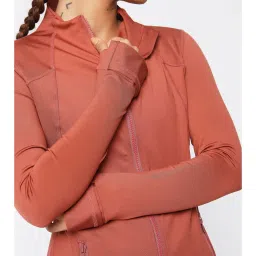 SILVERTRAQ Rust Relaxed Fit Sports Jacket image 5