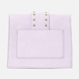 HauteSauce Purple Embellished Medium Hobo Bag image 5