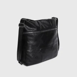 HauteSauce Black Medium Leather Shoulder Bag image 5