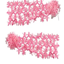 Vientiq Gold-Plated Artificial Beads Beaded Tasseled Contemporary Drop Earrings image 5