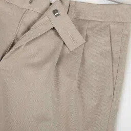 Arrow Beige Regular Fit Texture Trousers image 5