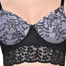 FIMS Green & Black Printed Bras - Pack Of 2 image 5