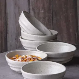 Goodhomes White Melamine Soup Bowl (0.4 L) - Set of 6 image 1