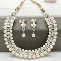 Sri Jagdamba Pearls Asra Pearl Choker Set for Women-picture-19