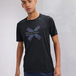 HRX by Hrithik Roshan Printed Training T-shirt image 4