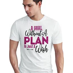 Seekbuylove Men Typography Printed Bio Finish T-shirt image 2