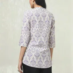 Soch Purple Regular Fit Printed Tunic image 2