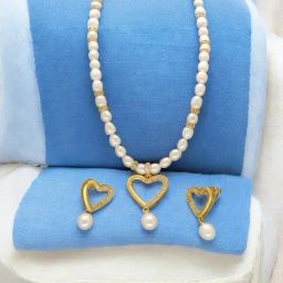 Sri Jagdamba Pearls Lubov Pearl Set for Women-picture-7