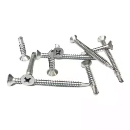 Immech 8 x 13 (D4.2mm) Nickel Plated Self Drilling Screw CSK Phillips Bugle Head Pack of 400 Pcs image 3