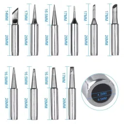 SCHOFIC Soldering Iron Tip Conical Copper 6.5 mm (0.26 inch) Outer & 4 mm (0.16 inch) Inner Diameter, 900M-T-I image 3