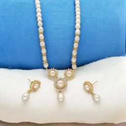 Sri Jagdamba Pearls Aroha Pearl Set for Women-picture-3