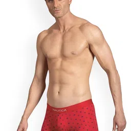 Nautica Printed Anti-Bacterial Mid-Rise Trunk LJATRK01-RCRD image 5