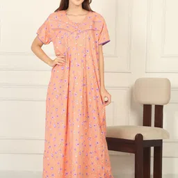 Sweet Dreams Floral Printed Maxi Nightdress-picture-19