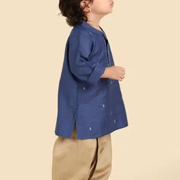 Fabindia Boys Solid Kurta with Dhoti Pant image 4