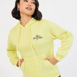 Styli Women Printed Hooded Long Sleeves Pullover Sweatshirt-image-19