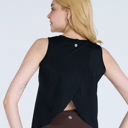 CAVA Black Overlap Tank image 1