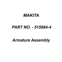 Makita 240 V Armature Assembly for M4000B, Part No 515864-4-picture-18