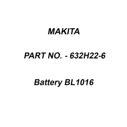 Makita Battery BL1016, Part No 632H22-6-picture-48