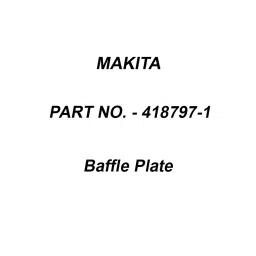 Makita Baffle Plate Suitable For 6924N, Part No 418797-1-picture-37