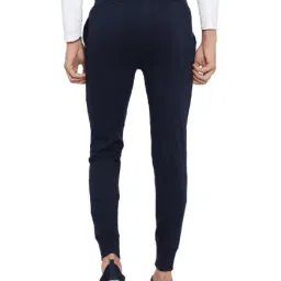 Campus Sutra Navy Cotton Joggers image 2