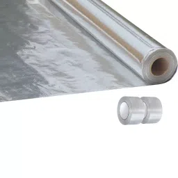 SUNPRO 1000 sf Perforated Radiant Barrier Insulation with 2 Alupet Aluminum Foil Tape, AWM_P_ALP_2 (Pack of 3)-picture-40