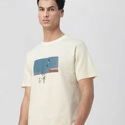 The Souled Store Men Looney Tunes Graphic Printed Round Neck Pure Cotton T-shirt image 2