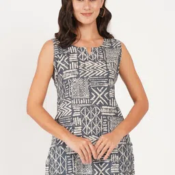 Ethic Glance Women Floral Cotton Kurtas-picture-32