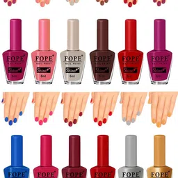 FOPE Set Of 12 High Pigment Shine Nail Polish - 6 ml Each - Set 01-picture-38