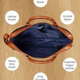 Walrus Unisex Textured Laptop Bag image 5