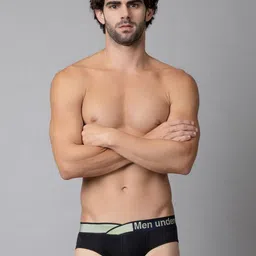 PUMP CLUB Mid-Rise Anti-Bacterial Basic Briefs ART240-Black-M-picture-15