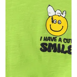 Kidsville Peanuts Printed Lemon Tshirt For Girls image 5