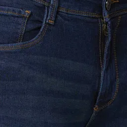 Park Avenue Blue Super Slim Fit Jeans image 5