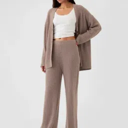 GAP Brown Solid Trousers image 4