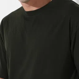 Campus Sutra Black Regular Fit Two-Faced Printed Co-Ord Set image 5