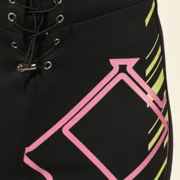 Forever 21 Black Printed Sports Shorts image 5