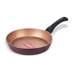 Sumeet Granite Finish NonStick Peach Aluminium Round Shape Grill Pan 1.9L-image-19