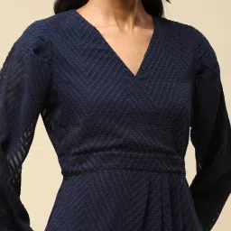 aarke Ritu Kumar Navy Top image 5