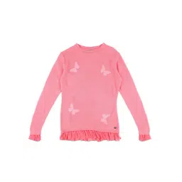 Gini & Jony Kids Red Printed Sweater-picture-39