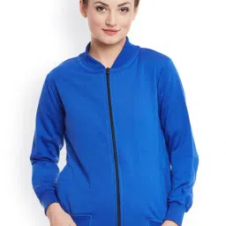 Belle Fille Royal Blue Regular Fit Jacket-picture-24