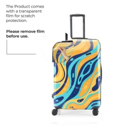 Nasher Miles Manali Hard-sided Polycarbonate Set of 3 Orange Multicolor Trolley Bags(55,65&75Cm) image 5