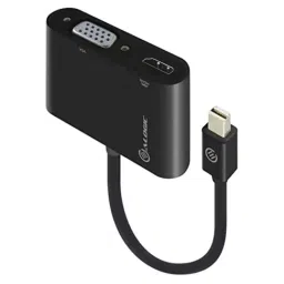 Alogic 2-in-1 Mini Display Port to 4K HDMI,VGA Adapter Male to 2-Female (Black)-picture-14