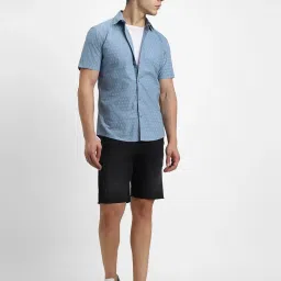 Forever 21 Blue Cotton Regular Fit Printed Shirt image 5