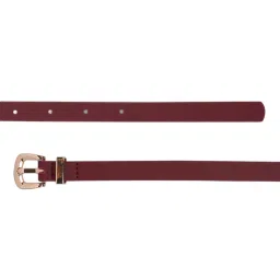 Forever Glam by Pantaloons Maroon Narrow Belt for Women image 5